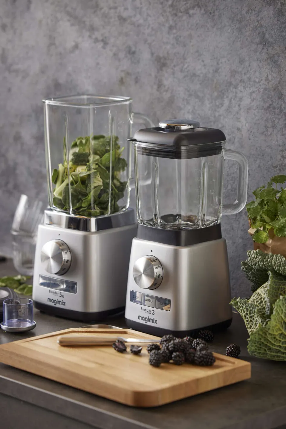 New Magimix Power 5 XL Blender 1500W 2 L, Mat Stål