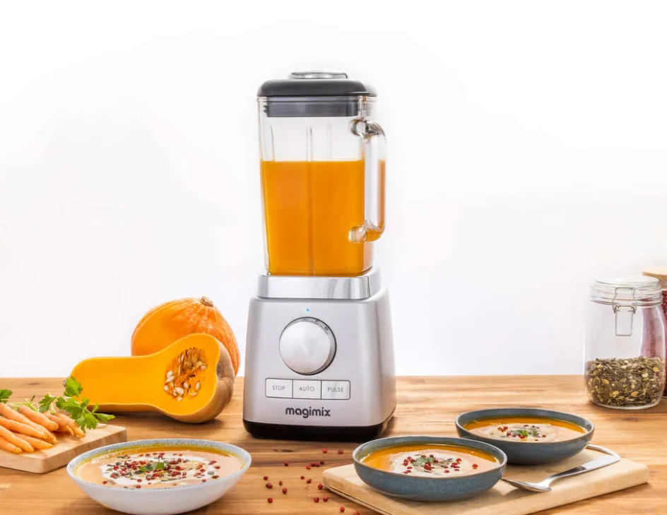New Magimix Power 5 XL Blender 1500W 2 L, Mat Stål