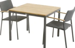 Best Havemøbelsæt m. Toscana Bord 82 cm og 2 Siena Stole, Havemøbler|Uderum