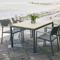 Mandalay Havemøbler|Uderum > Havemøbelsæt m. Toscana Bord 132 cm og 4 Siena Stole,