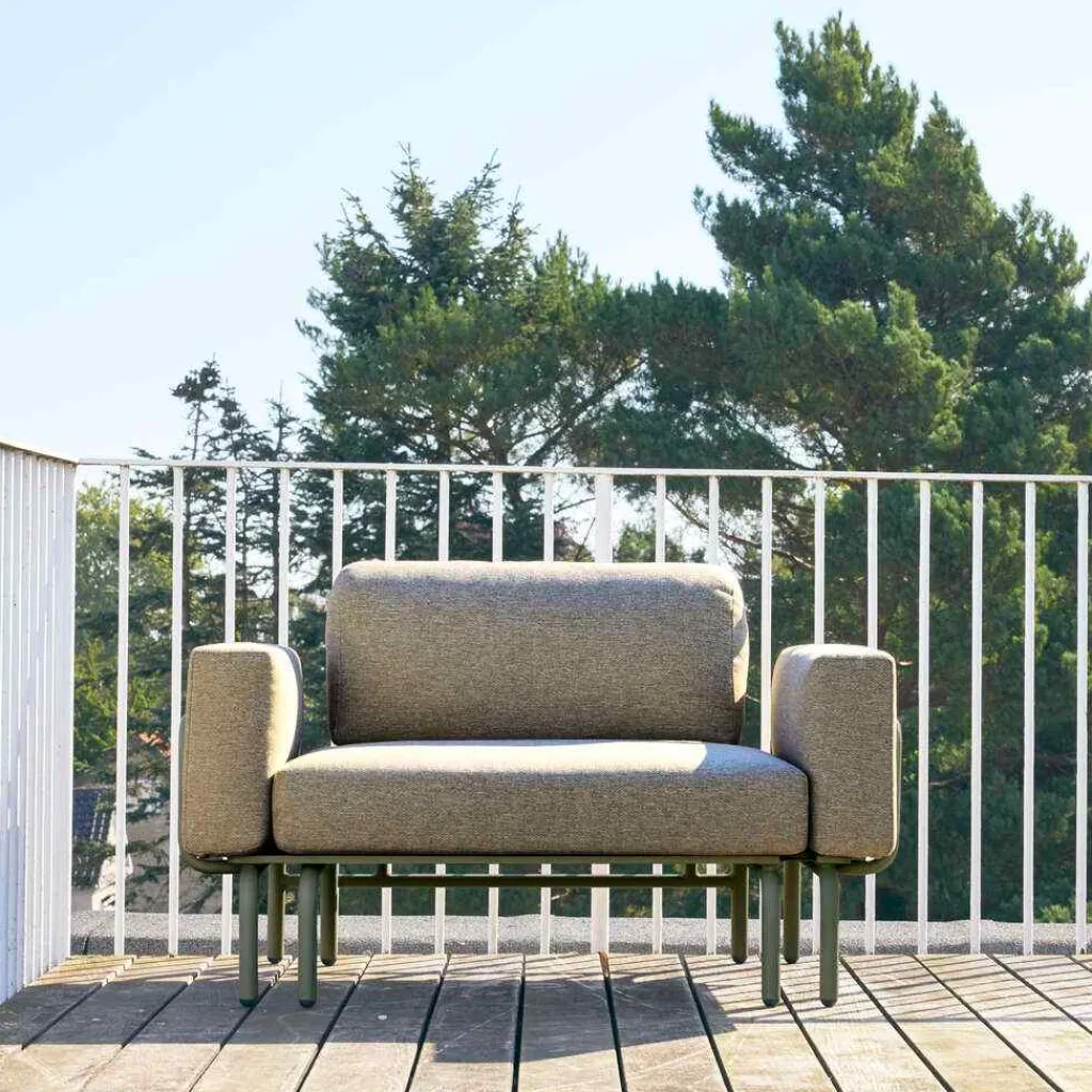 Hot Ivy Loungestol m. Udtræk 119-188 cm, Havemøbler|Uderum