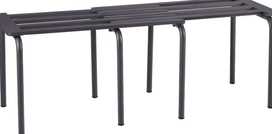 Mandalay Ivy Udtræksbænk 88-118 cm, Antracit