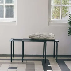 Mandalay Ivy Udtræksbænk 88-118 cm, Antracit