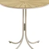 Mandalay Havemøbler|Uderum > Marguerit Cafebord ?70 cm, Teak/Taupe