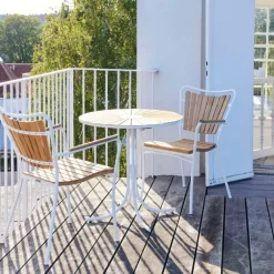 Hot Marguerit Cafésæt m. 2 Stole Ø70 cm, Havemøbler|Uderum