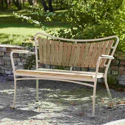 New Mandalay Marguerit Havebænk 2 Pers. 112 cm, Taupe