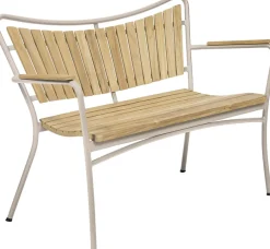 New Mandalay Marguerit Havebænk 2 Pers. 112 cm, Taupe