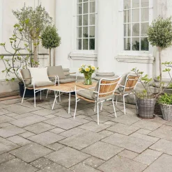 Mandalay Havemøbler|Uderum > Marguerit Loungesæt m. 4 Stole ,
