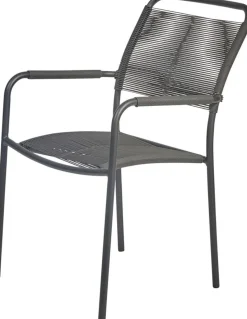 Clearance Verona Havestol m. Sunloom Armlæn H86,5 cm, Antracit Havemøbler|Uderum