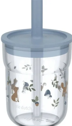 Hot Mepal Mio Børneglas m. Sugerør 250 ml, Forest Friends