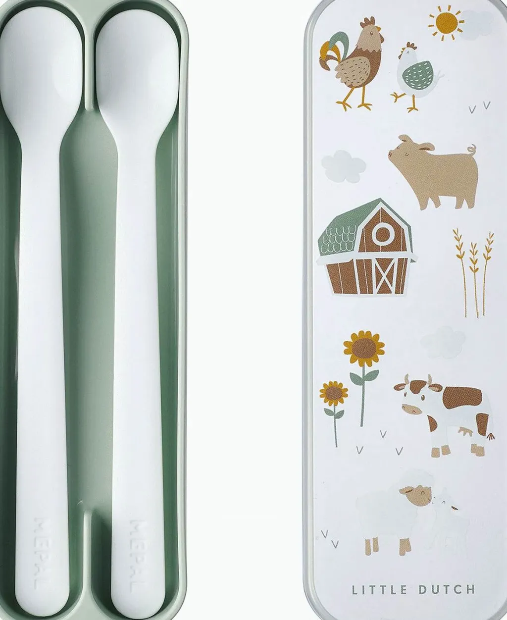 Børn Mepal Spiseskeer|Børnebestik > Mio Madeske 2 stk. 16,5 cm, Little Farm