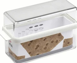 Mepal Opbevaring Til Køkkenet|Madopbevaring > Stora Knækbrødsbox 18x8x12 cm, Hvid