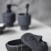 Sale Art Piece Face Krukke 12 cm, Sort Stue|Småopbevaring Og Organisering