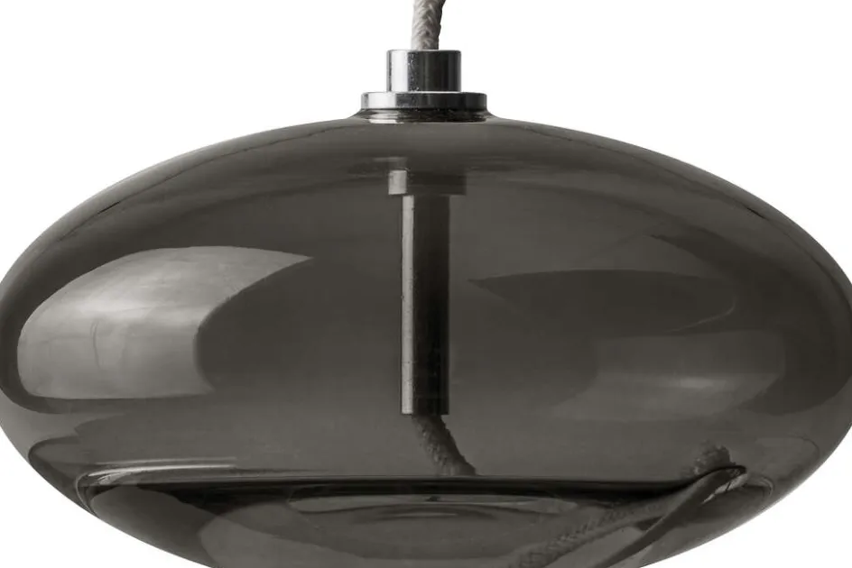 Clearance Mette Ditmer Aura Olielampe H, Smoke Grey