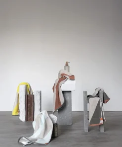 Clearance Mette Ditmer Diagonal Håndklæde , Gul