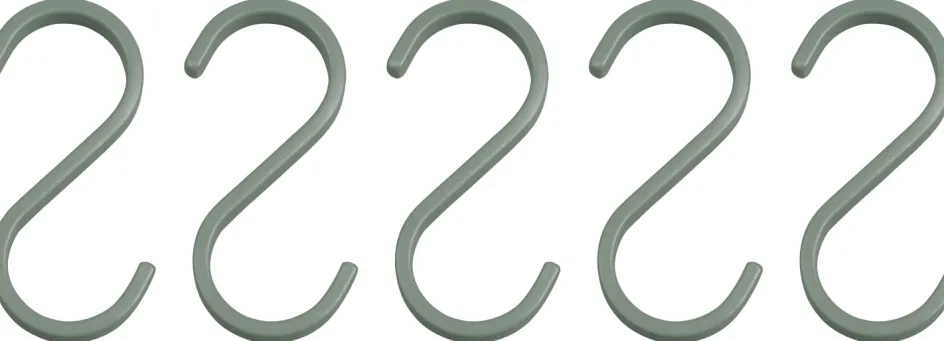 Clearance Mette Ditmer Hang-It Kroge 5 stk. 6,5 cm, Thyme Green