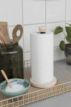 Clearance Mette Ditmer Køkkenrulleholder H26 cm, Linen