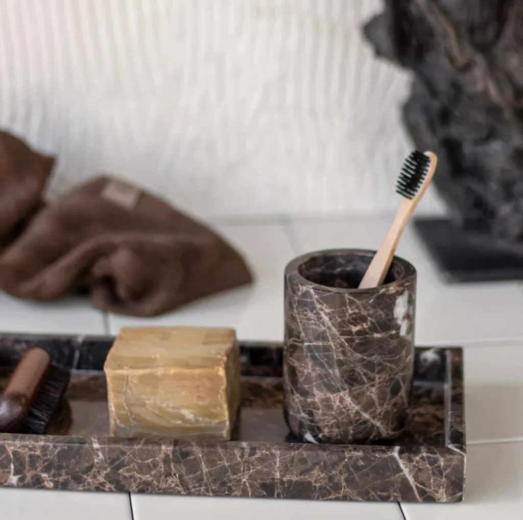 Mette Ditmer Stue|Opbevaring Til Badeværelset > Marble Bakke ,