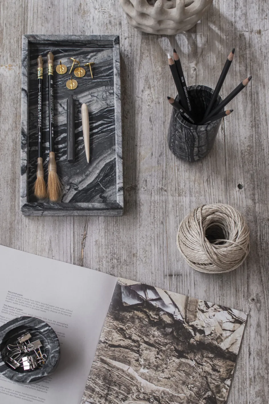 Clearance Mette Ditmer Marble Bakke , Sort/Grå