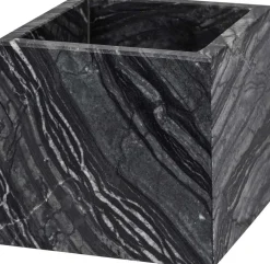 Clearance Mette Ditmer Marble Cube 8,5 cm, Sort/Grå