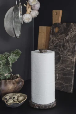 Mette Ditmer Køkkenrulleholdere > Marble Køkkenrulleholder H26 cm,