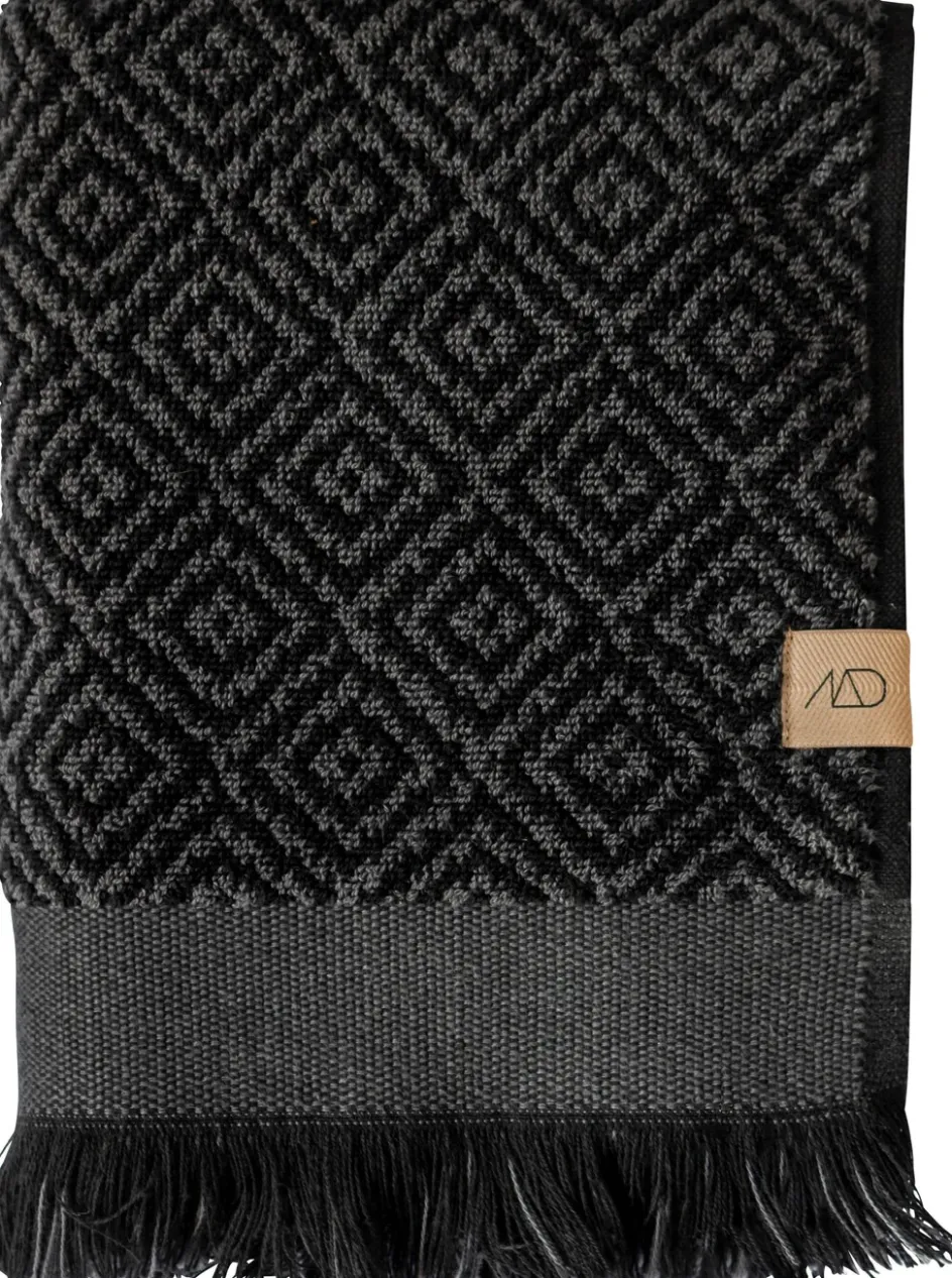 Clearance Mette Ditmer Morocco Håndklæde , Black/Grey