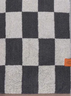Clearance Mette Ditmer Retro Håndklæde , Mørk Grå