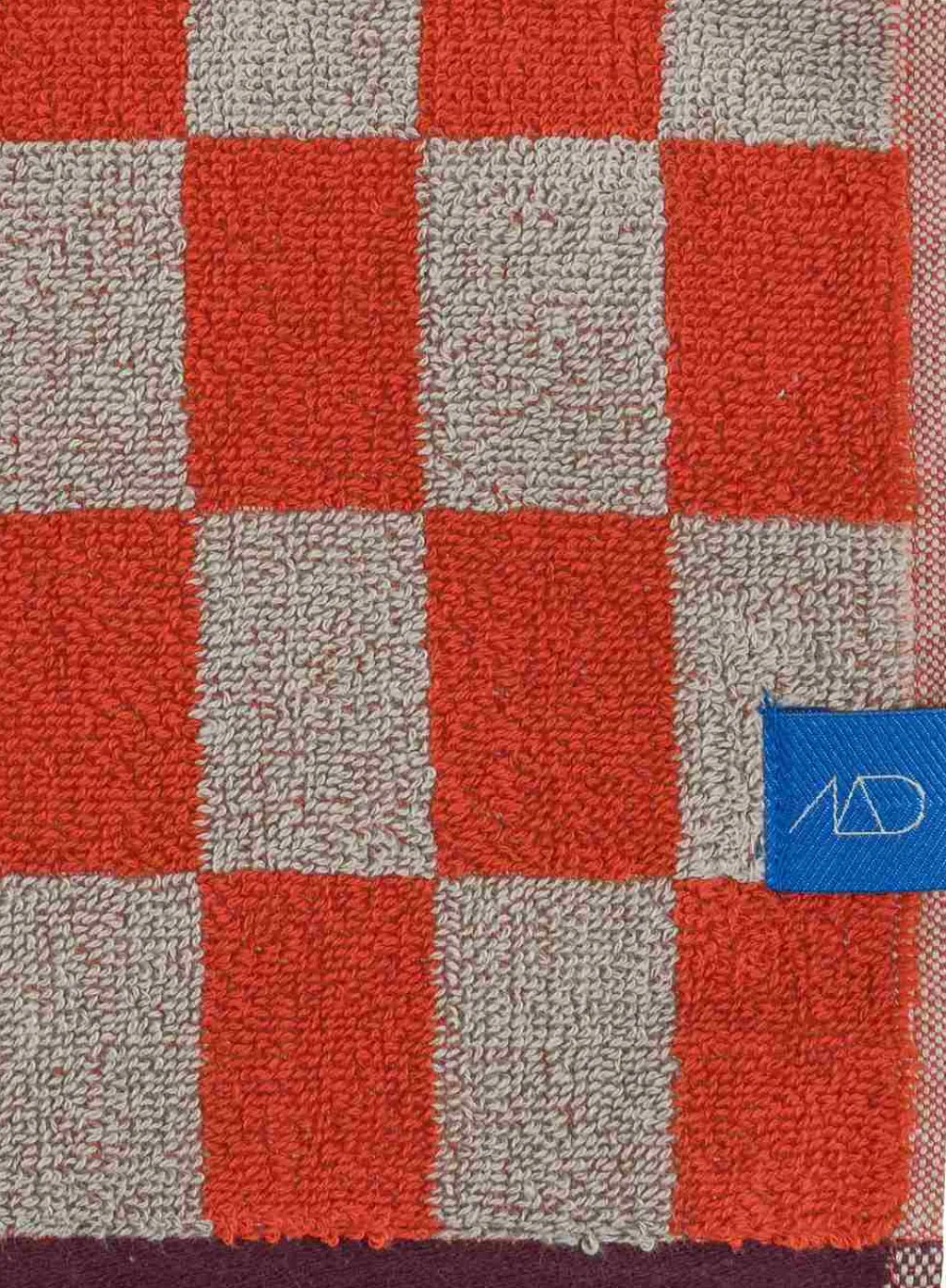 Best Retro Håndklæde 2 stk. 40x55 cm, Dark Orange Håndklæder Og Vaskeklude