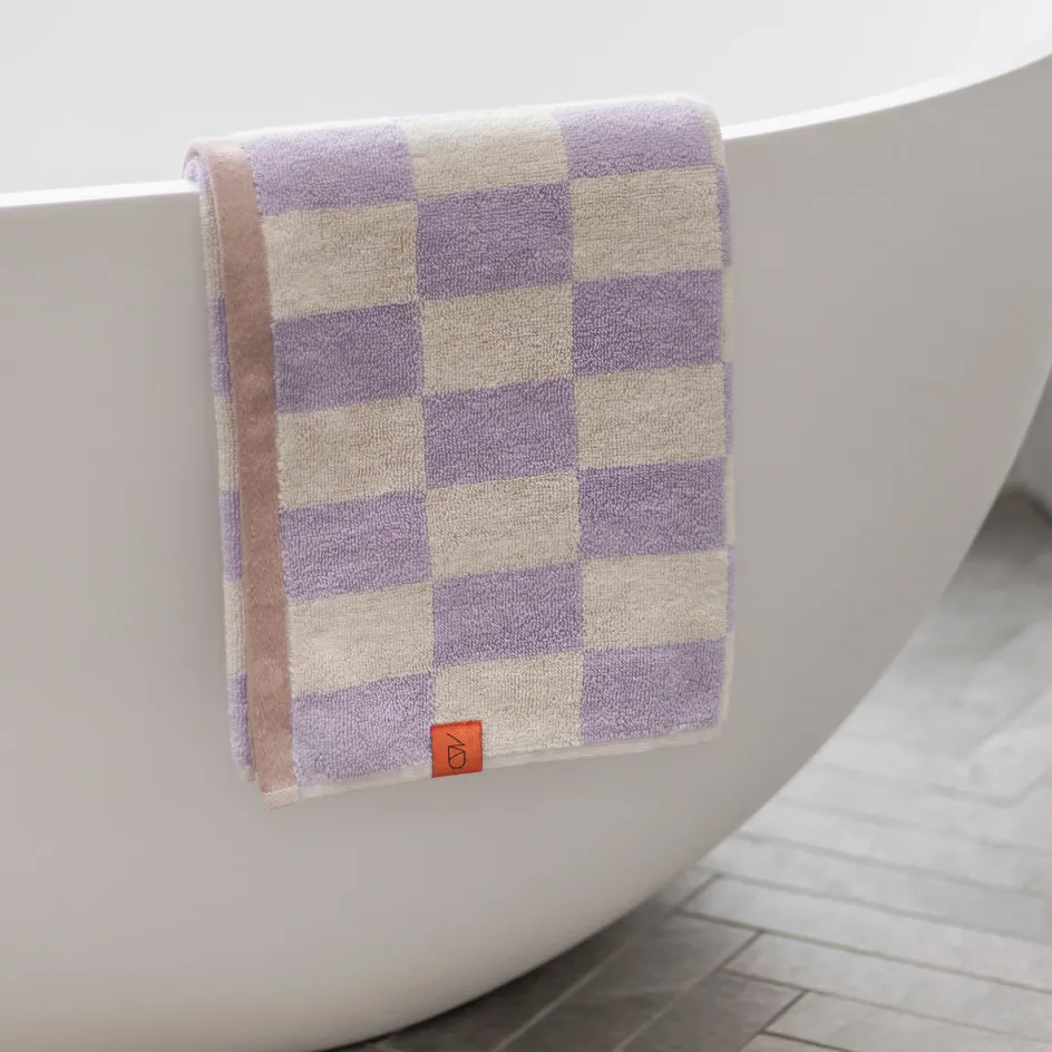 Clearance Mette Ditmer Retro Håndklæde , Lilac