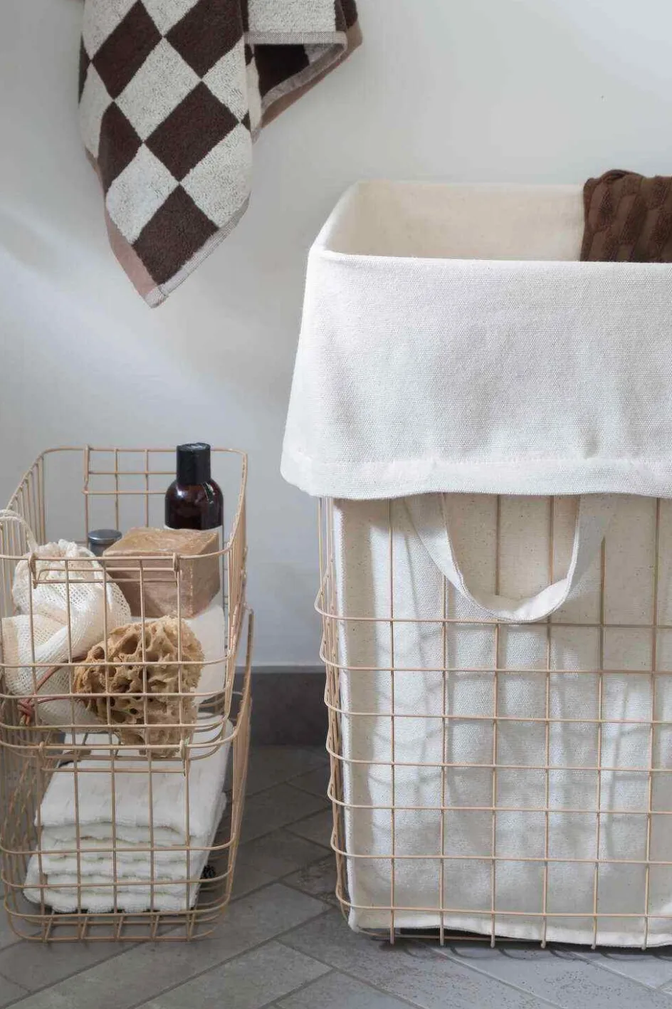 Sale Mette Ditmer Store-it Vasketøjskurv H50 cm, Sand