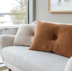 Mette Ditmer Soveværelse|Puder Og Betræk > Teddy Pude 45x60cm, Bronze Brown