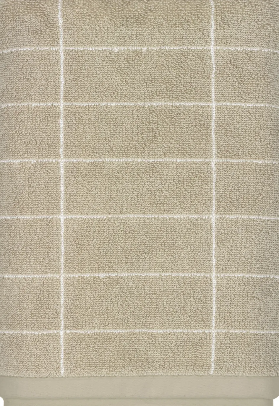 Mette Ditmer Tile Stone Håndklæde , Sand/Off-white