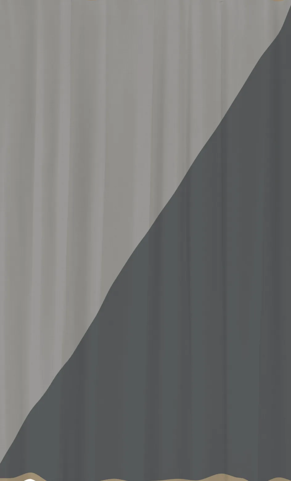 Discount Mette Ditmer Duet Badeforhæng 150x200 cm, Light Grey