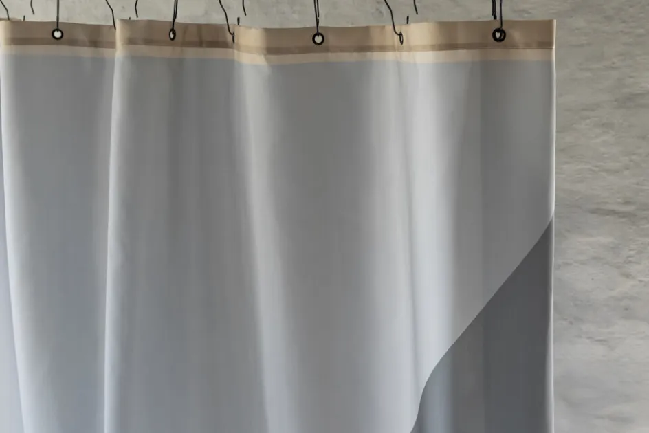 Discount Mette Ditmer Duet Badeforhæng 150x200 cm, Light Grey