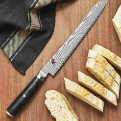 Clearance MIYABI 5000 FC-D Brødkniv 24 cm, Pakkatræ