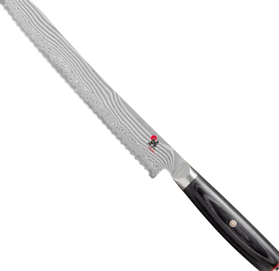 Clearance MIYABI 5000 FC-D Brødkniv 24 cm, Pakkatræ