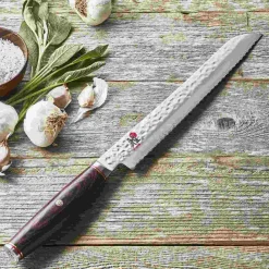 Online 6000 MCT Brødkniv 23 cm, Pakkatræ Brødknive