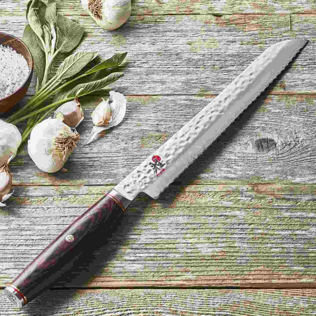 Online 6000 MCT Brødkniv 23 cm, Pakkatræ Brødknive