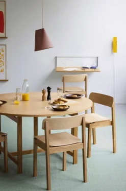 Discount MOEBE Everyday Stol H75 cm, Lakeret Eg