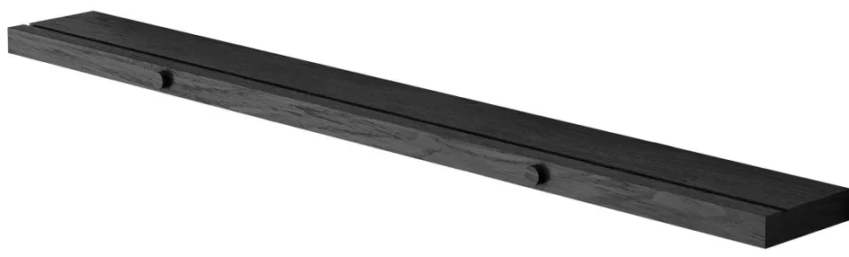Outlet MOEBE Gallerihylde 70 cm, Sort Eg