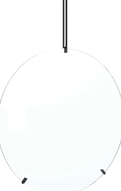 Clearance MOEBE Spejl ?70 cm, Sort
