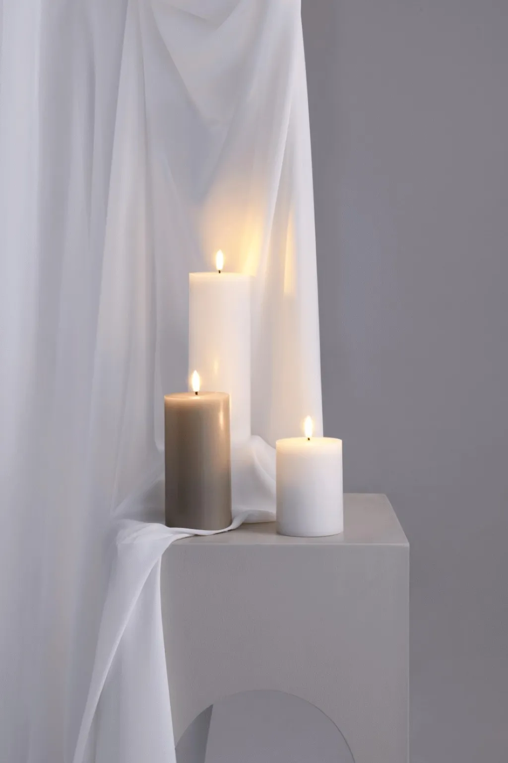 Moods & More Stearinlys|Led Stearinlys > Bloklys LED ,