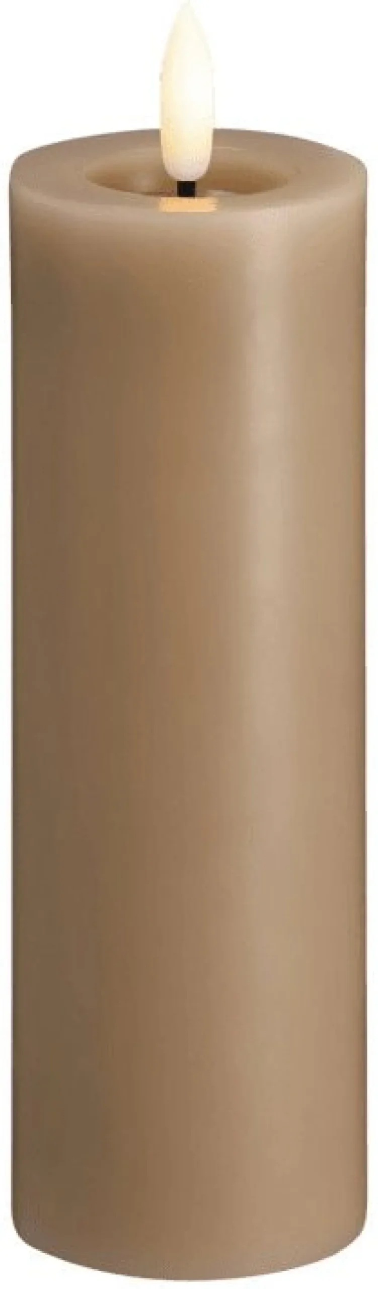 Moods & More Stearinlys|Led Stearinlys > Bloklys m. Smelteeffekt LED ,