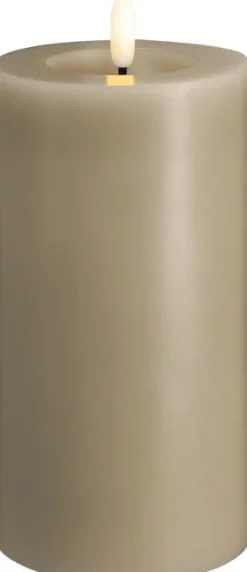 Discount Bloklys m. Smelteeffekt LED , Stearinlys|Led Stearinlys