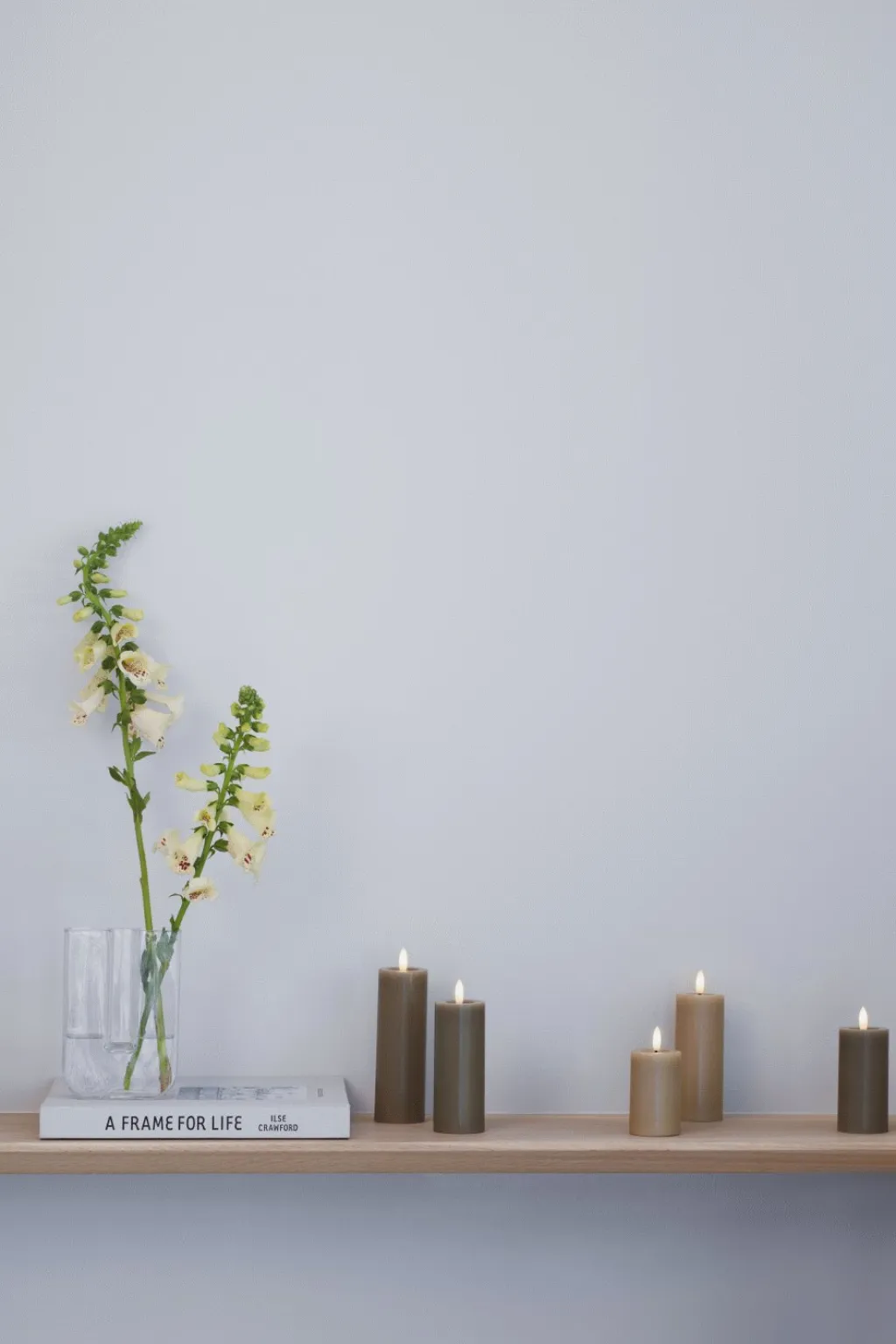 Sale Bloklys m. Smelteeffekt LED , Stearinlys|Led Stearinlys