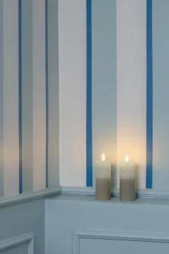 Moods & More Stearinlys|Led Stearinlys > Bloklys m. Smelteeffekt LED Ø4,9xH12,5 cm, Grøn