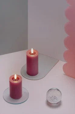 Online Moods & More Bloklys m. Smelteeffekt LED , Vintage Rose