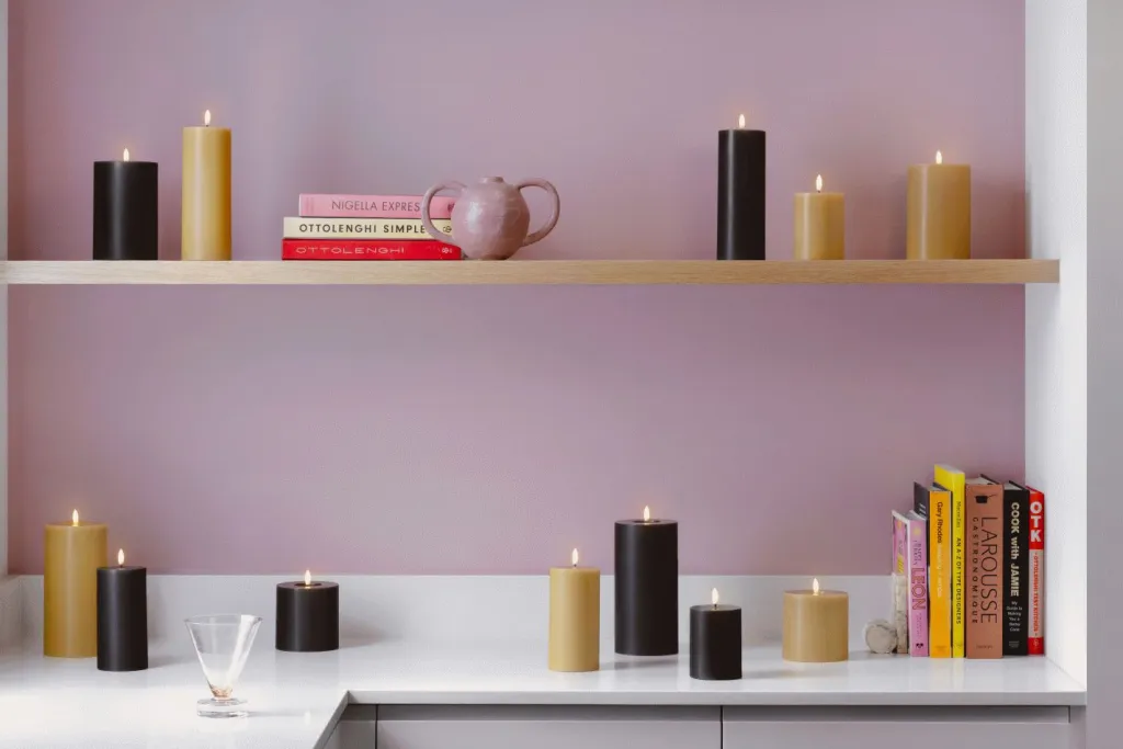 Outlet Bloklys m. Smelteeffekt LED , Stearinlys|Led Stearinlys
