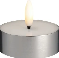 Hot Fyrfadslys m. Smelteeffekt LED Ø6,3xH2,5 cm, Stearinlys|Led Stearinlys