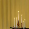 New Kronelys LED 2 stk. ?2,3xH25 cm, Light Rose Stearinlys|Led Stearinlys